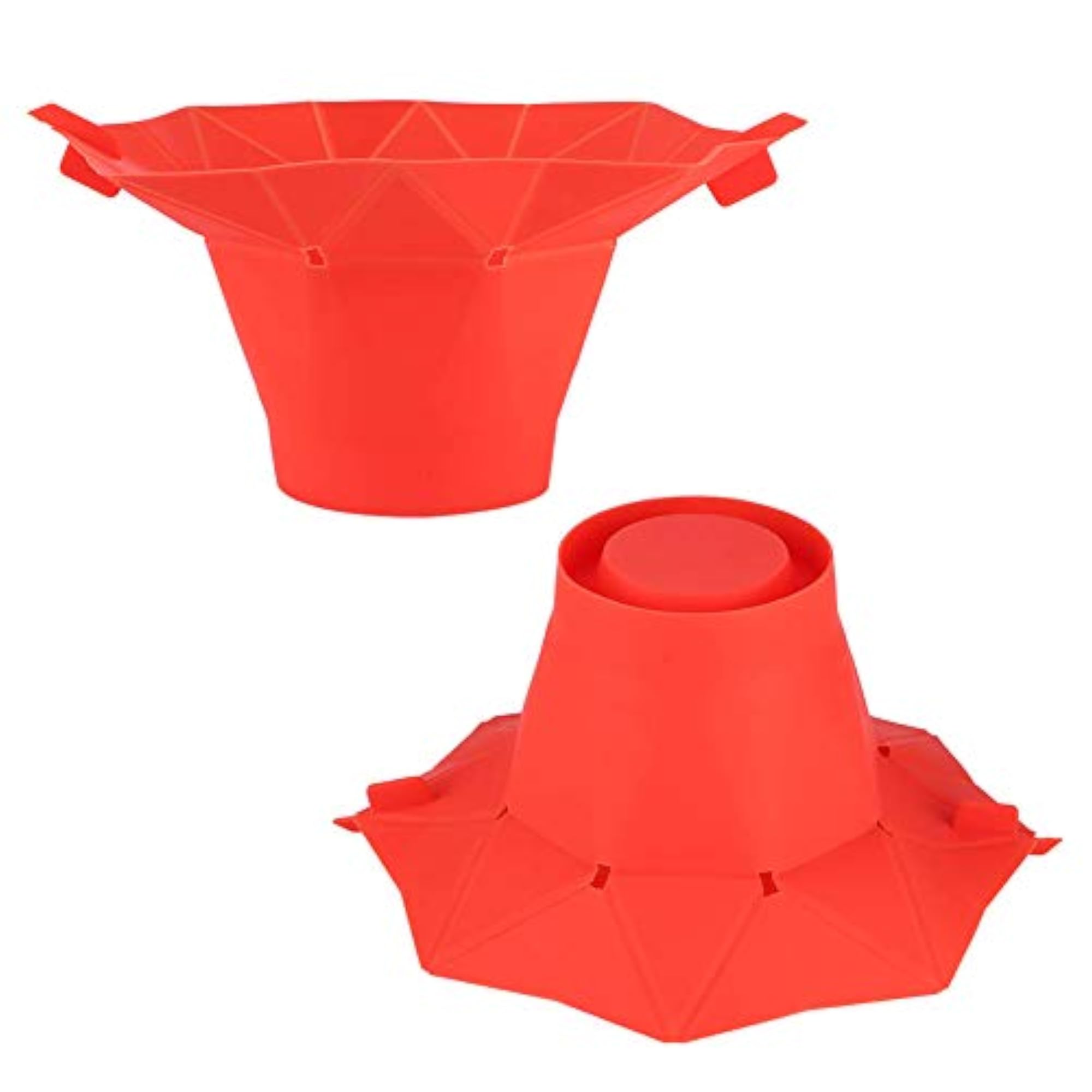 Folding Popcorn Machine, Red Popcorn Bowl